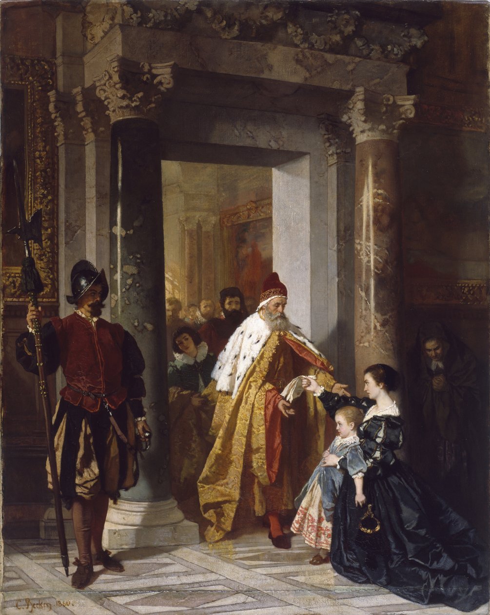 Petisjon til dogen, 1860 av Carl Ludwig Friedrich Becker