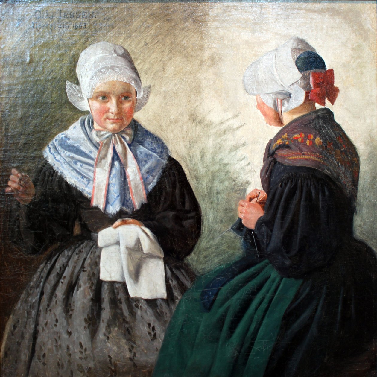 To frisiske bønder av Carl Ludwig Jessen