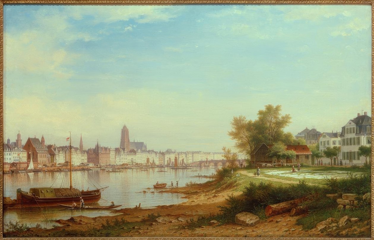 Frankfurt am Main / maleri av Carl Morgenstern av Carl Morgenstern