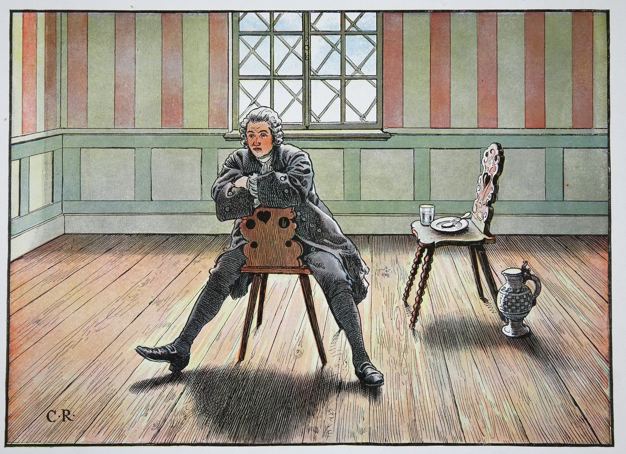 I fangenskap til Kustrin an der Oder, høsten 1750 av Carl Röchling