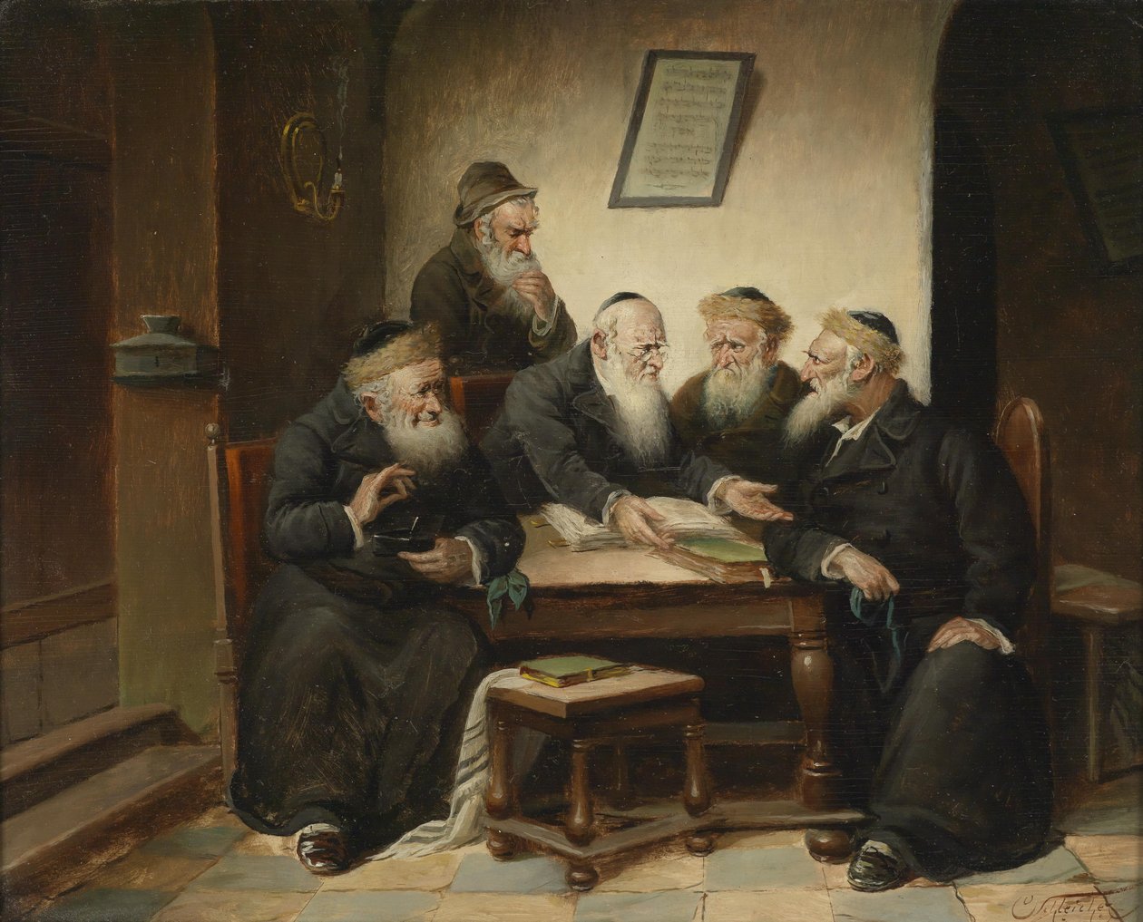 Med rabbineren av Carl Schleicher