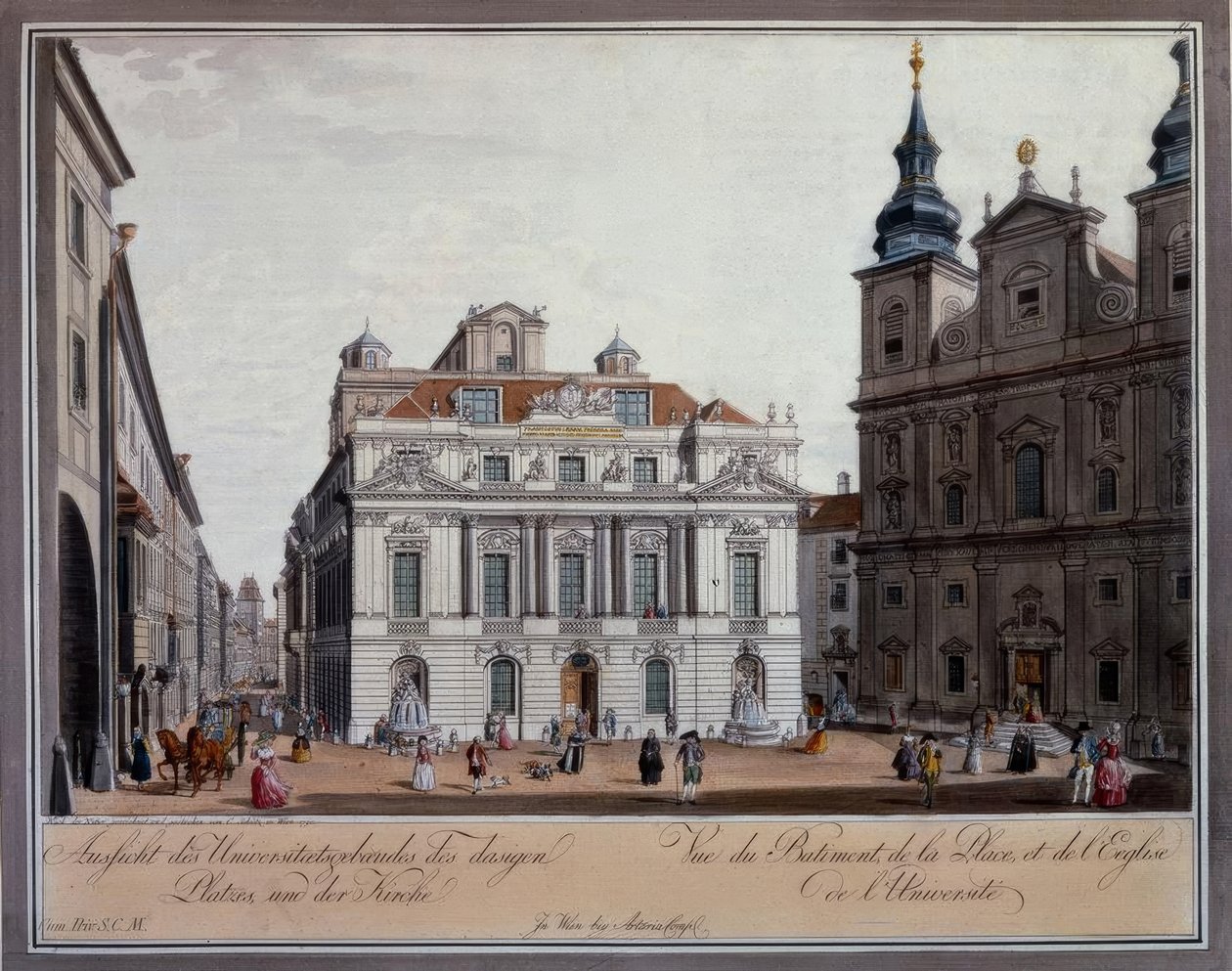 Wien, Alte Uni / Schütz av Carl Schütz