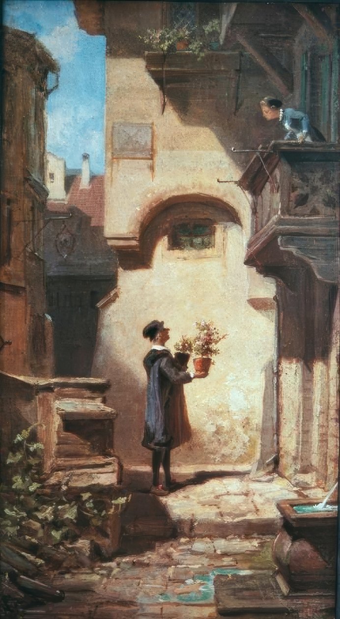 Den velvillige av Carl Spitzweg