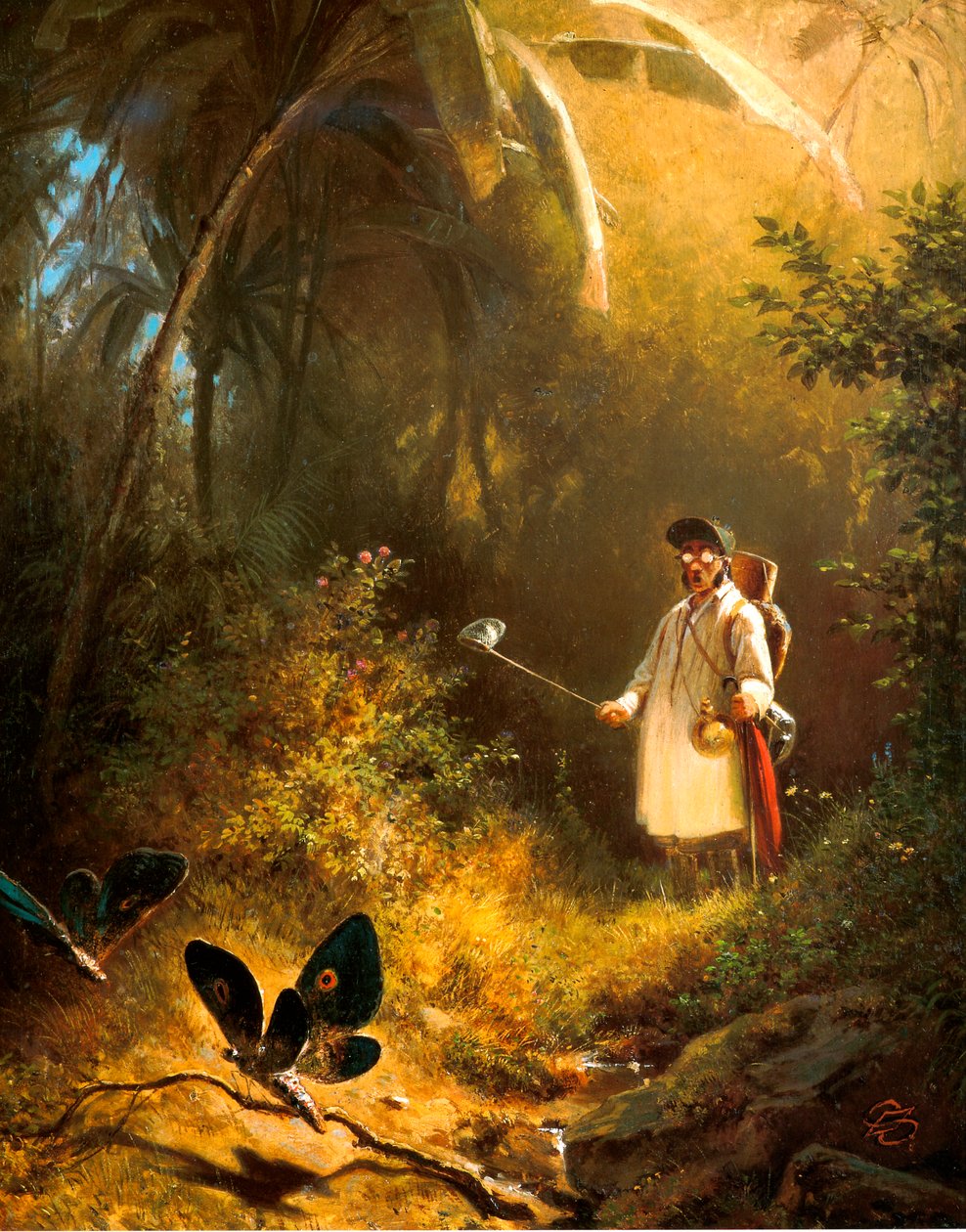 Sommerfuglfangeren av Carl Spitzweg