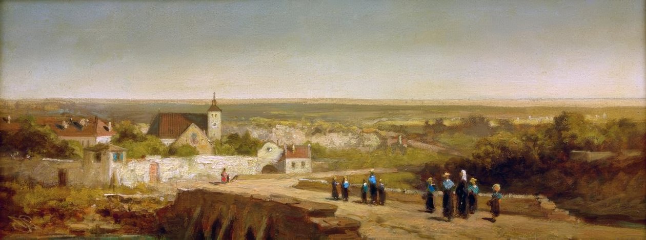Instituttjenter kommer hjem av Carl Spitzweg