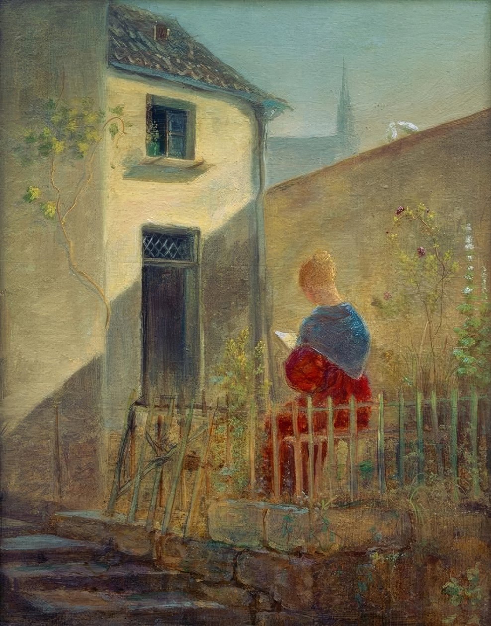 I hjemmets hage av Carl Spitzweg