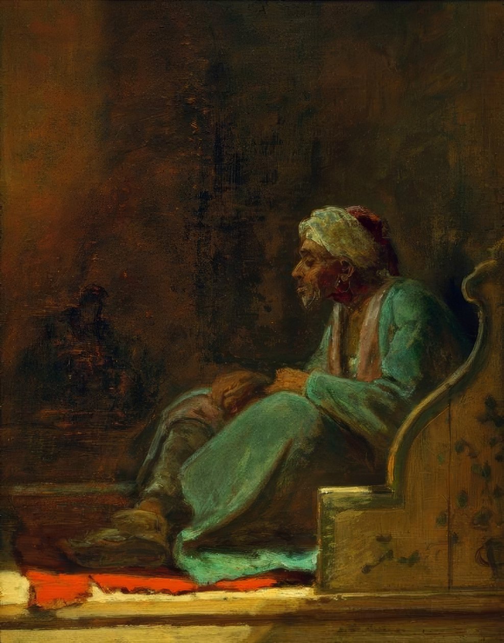 Sittende tyrker av Carl Spitzweg