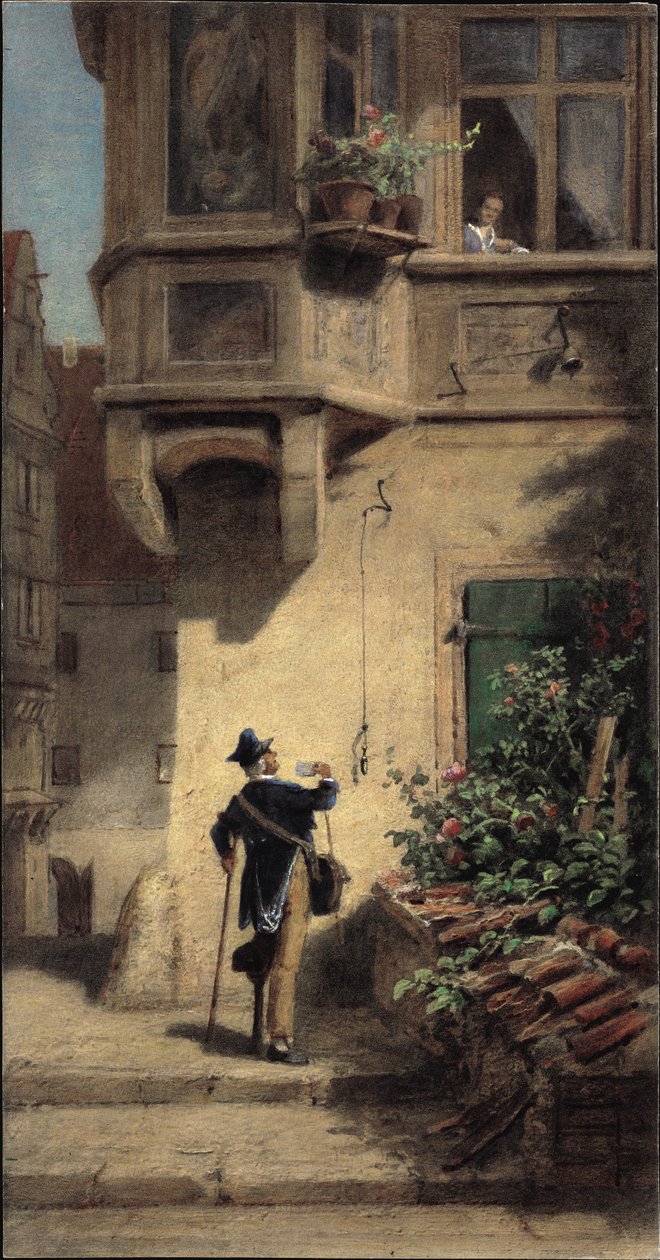 Postmannen av Carl Spitzweg