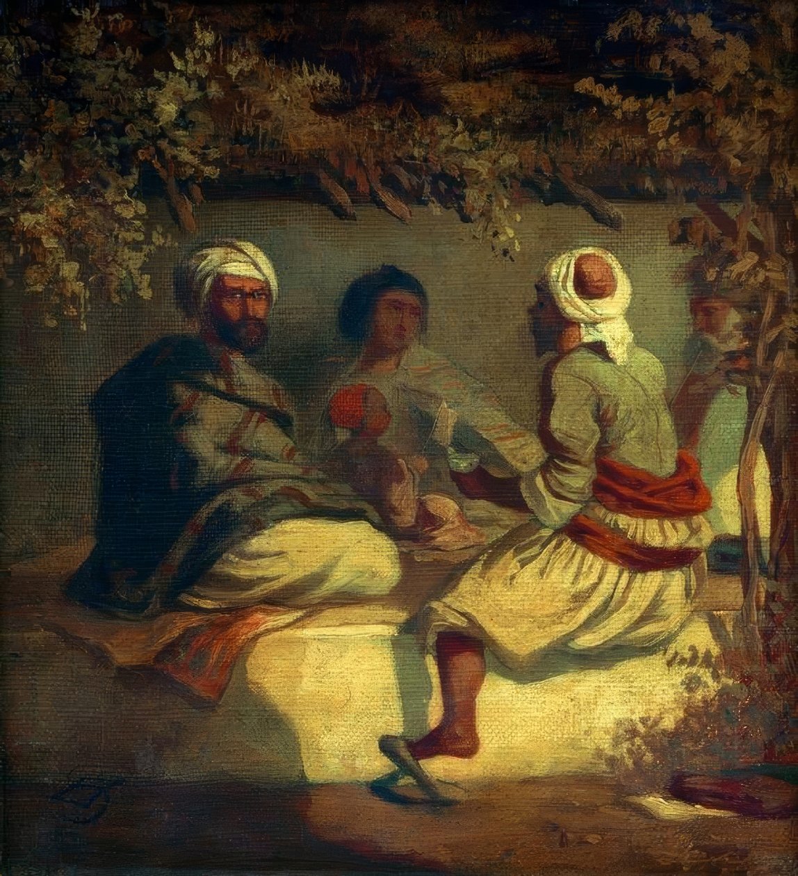 Tyrkere i en arbor av Carl Spitzweg