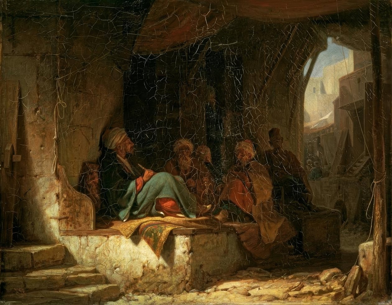Tyrkisk kaffehus av Carl Spitzweg