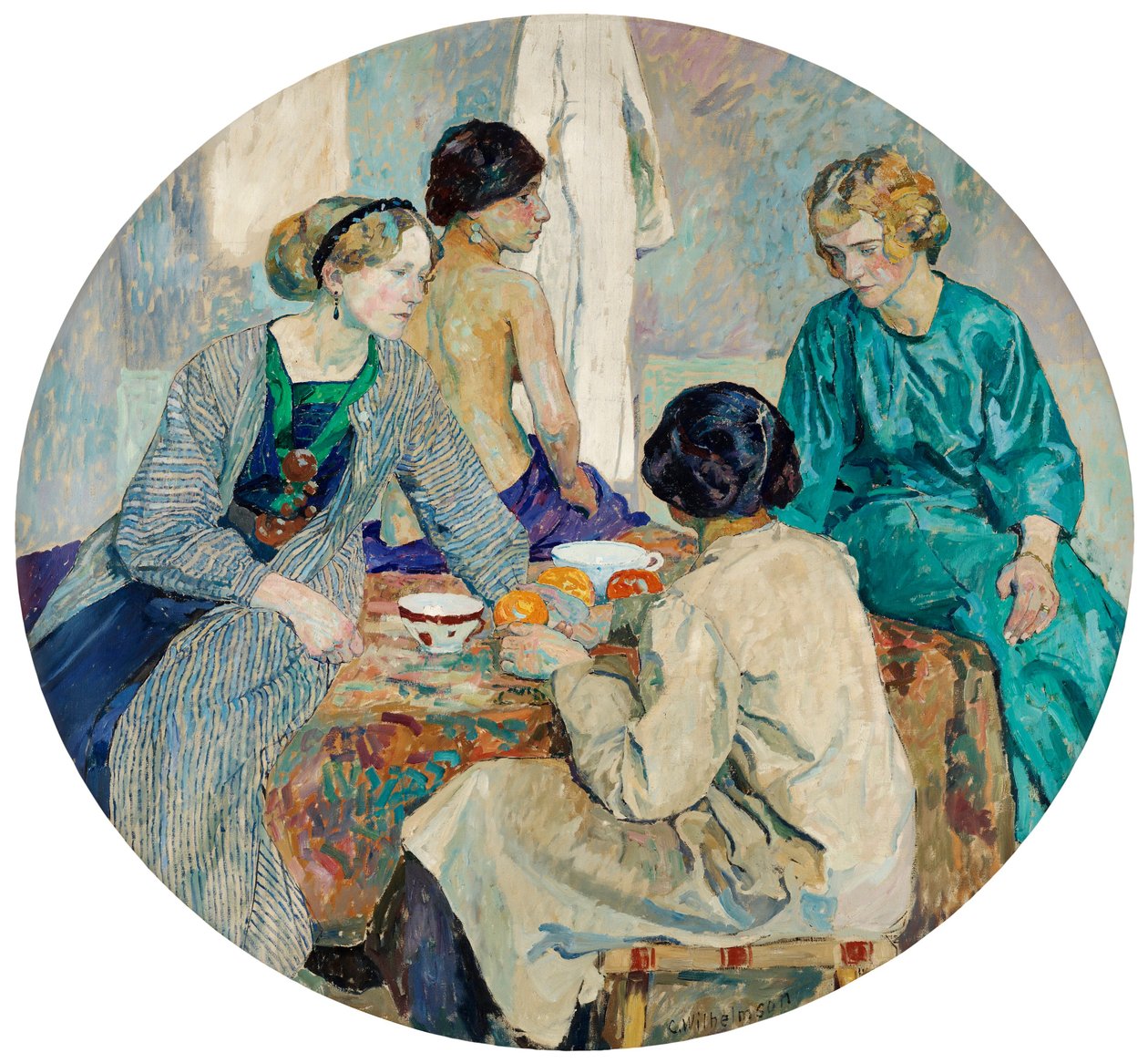 I studio av Carl Wilhelm Wilhelmson