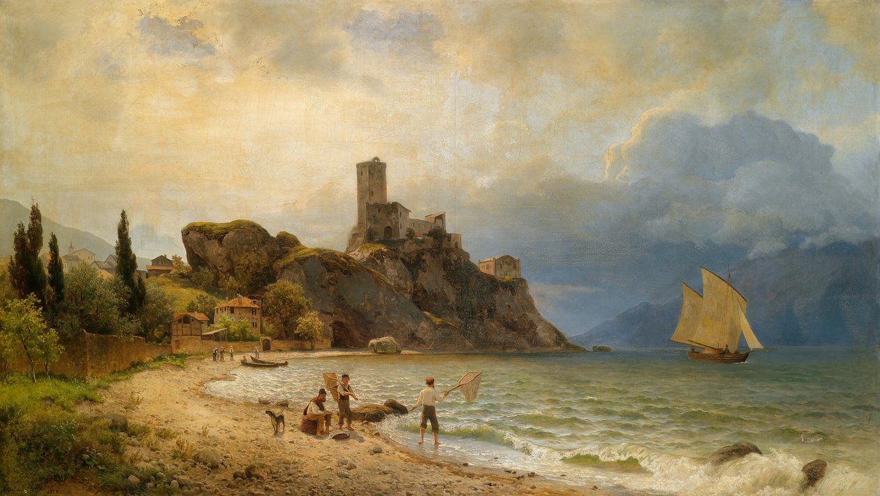I Malcesine-bukten av Carl von der Hellen