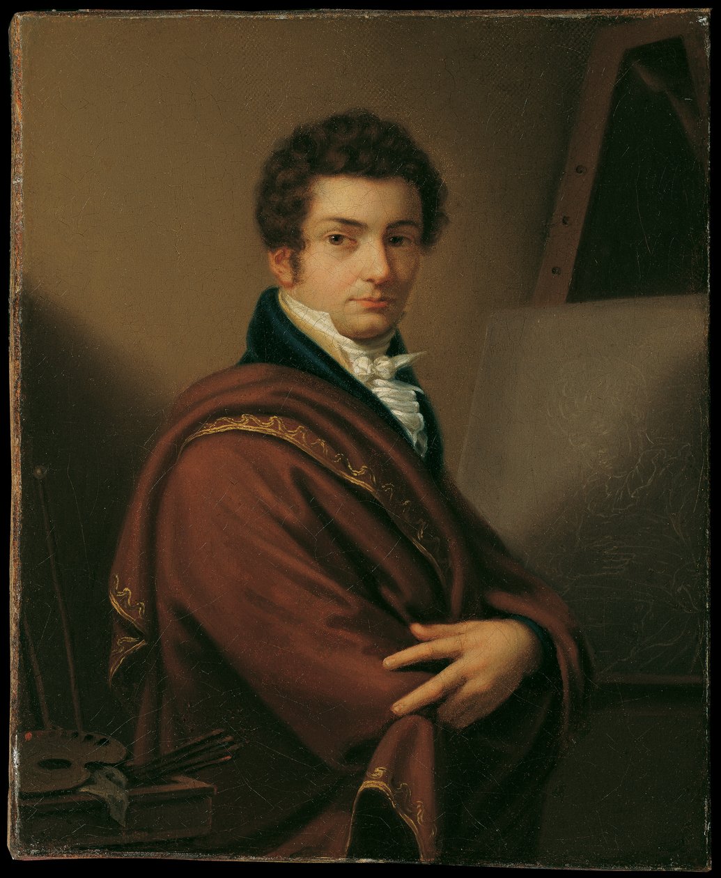 selvportrett av Carl Agricola