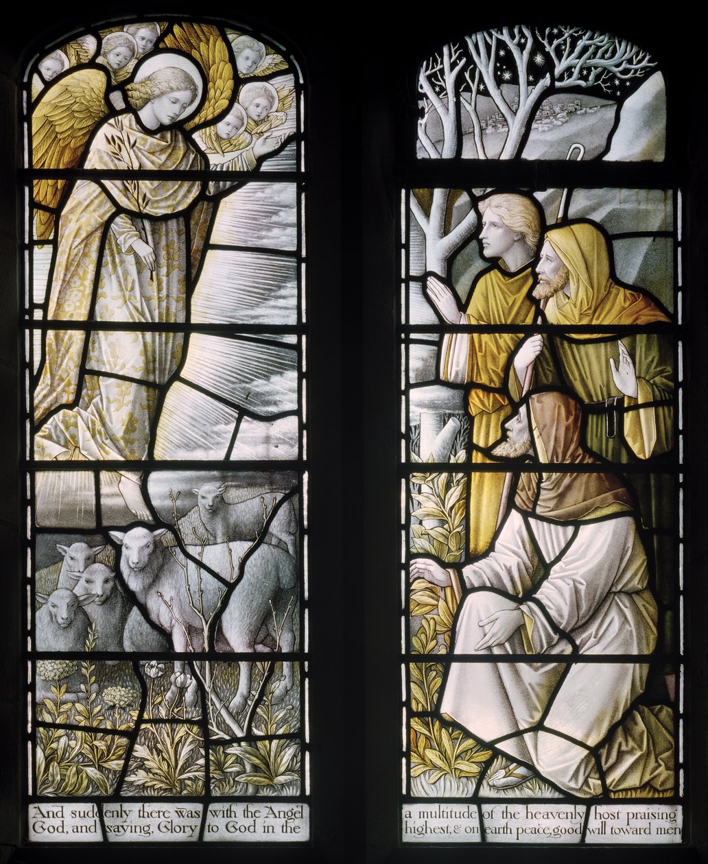 Over Wyresdale, Christ Church, Shrigley & Hunt (1873-1982), Carl Almquist, The Shepherds Church, Shepherding, Sheep, 18 av Carl Almquist