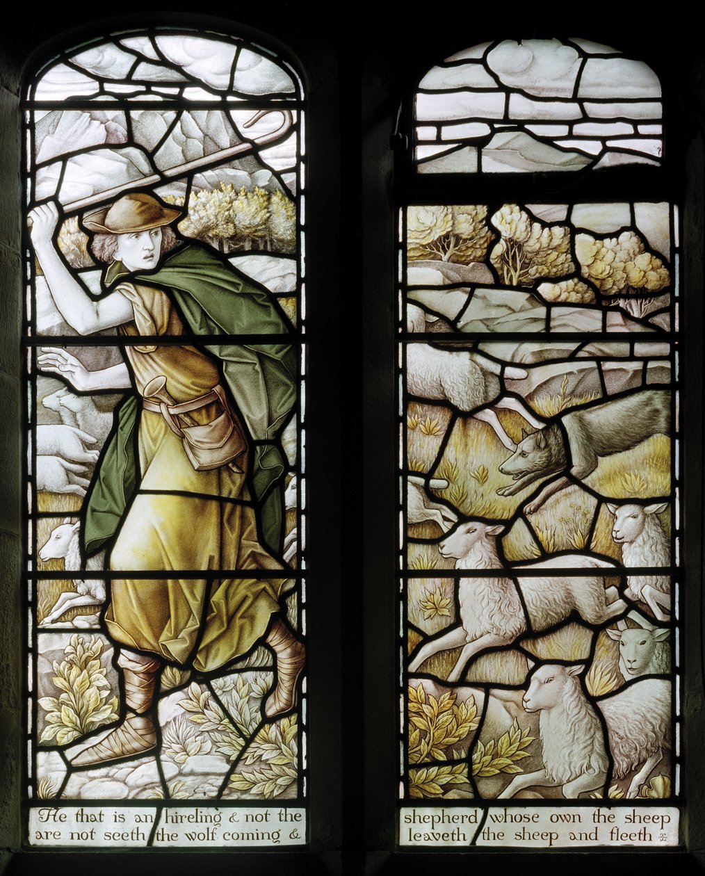 Over Wyresdale, Christ Church, Shrigley & Hunt (1873-1982), Carl Almquist, The Shepherds Church, Shepherding, Sheep, 18 av Carl Almquist