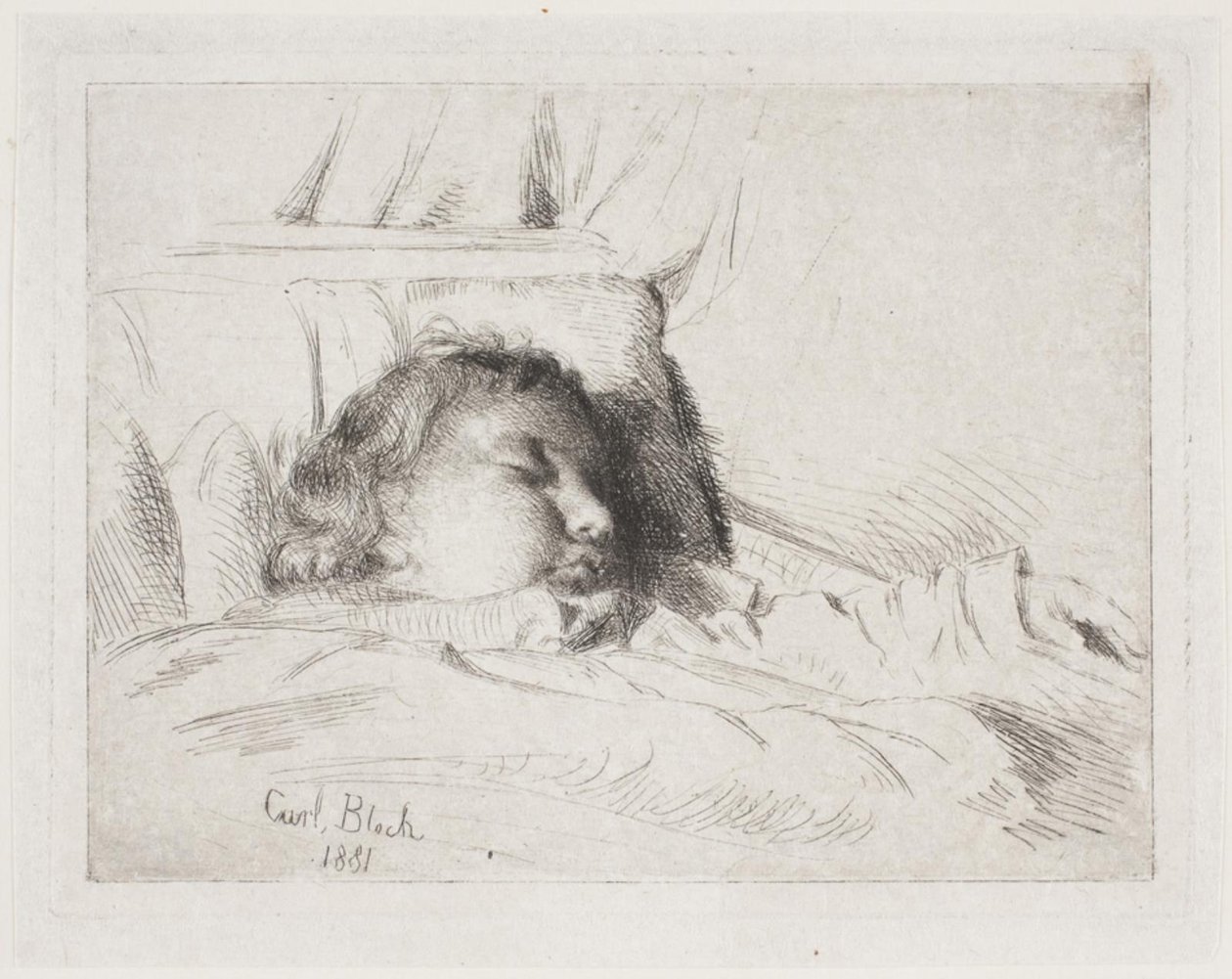 Det sovende barn av Carl Bloch
