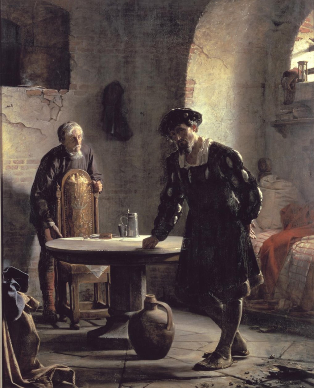 Kong Christian II i fengsel av Carl Bloch