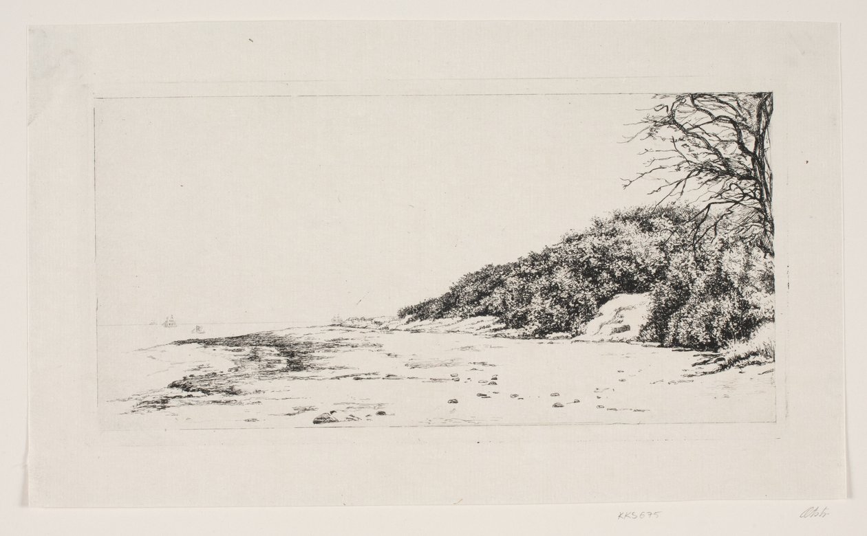 Klippen ved havet av Carl Bloch