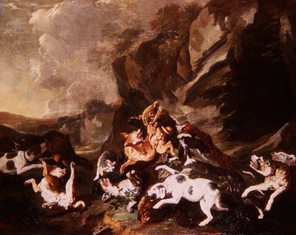 Hundekamp av Carl Borromaus Andreas Ruthart