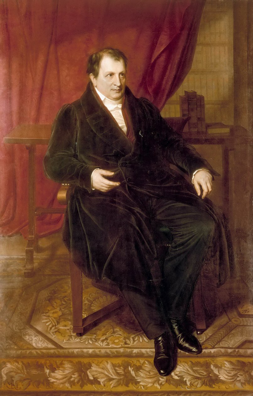 Portrett av Johann Ludwig Tieck 1773-1853, 1835. av Carl Christian Vogel von Vogelstein