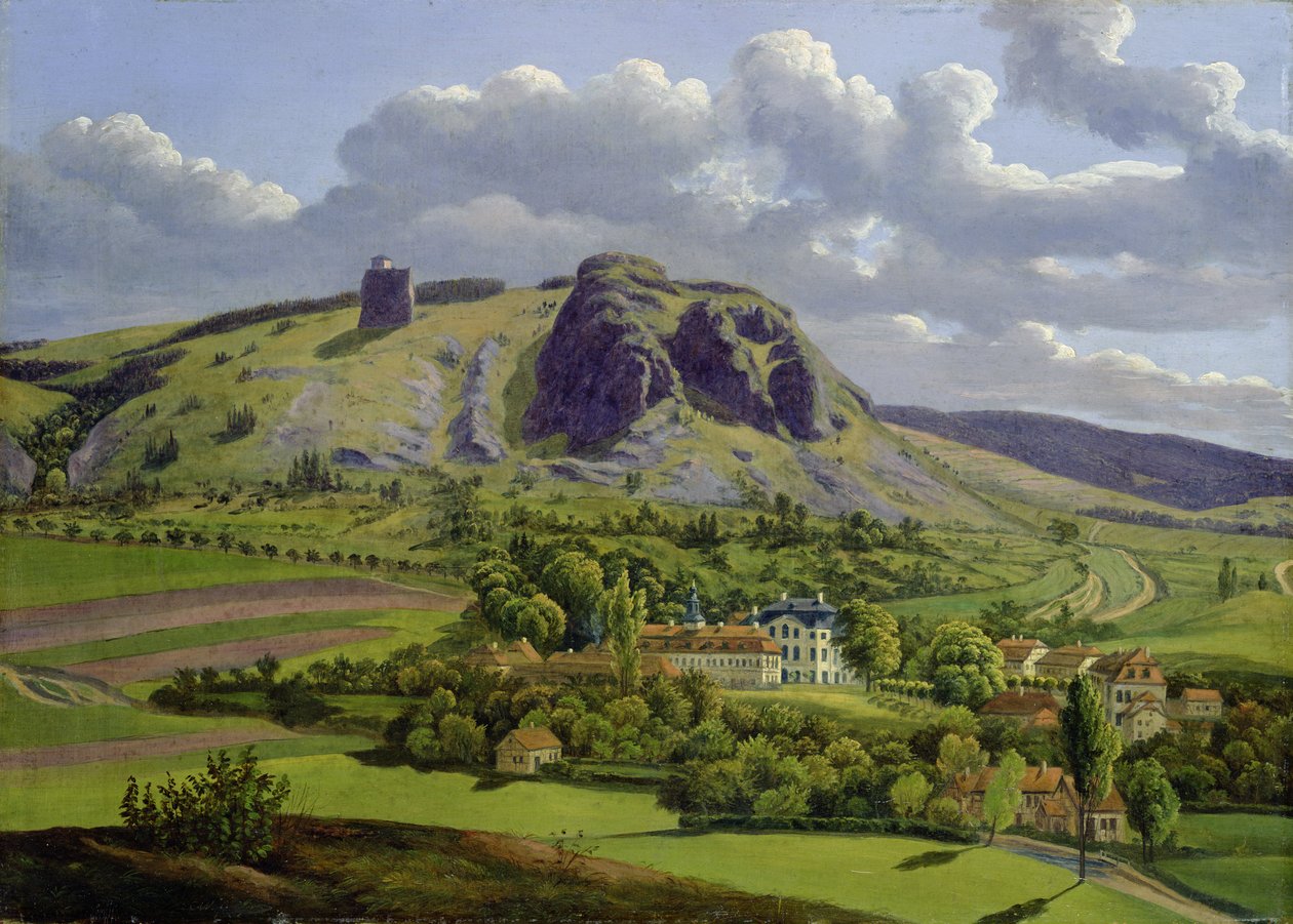 Thüringer landskap av Carl Ernst Ludwig Wagner