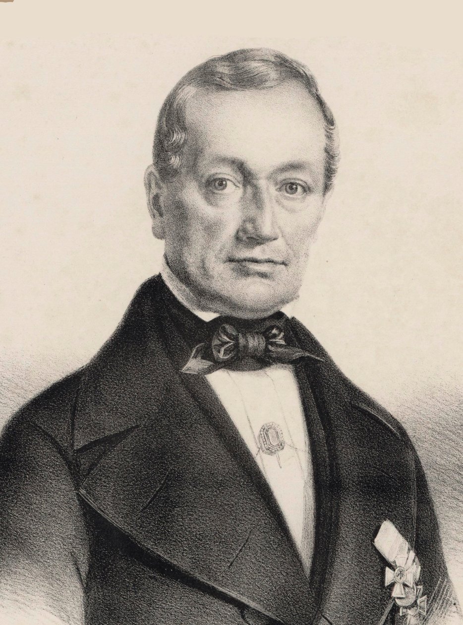 Portrett av komponisten Heinrich August Neithardt 1793-1861, ca. 1850. av Carl Fischer