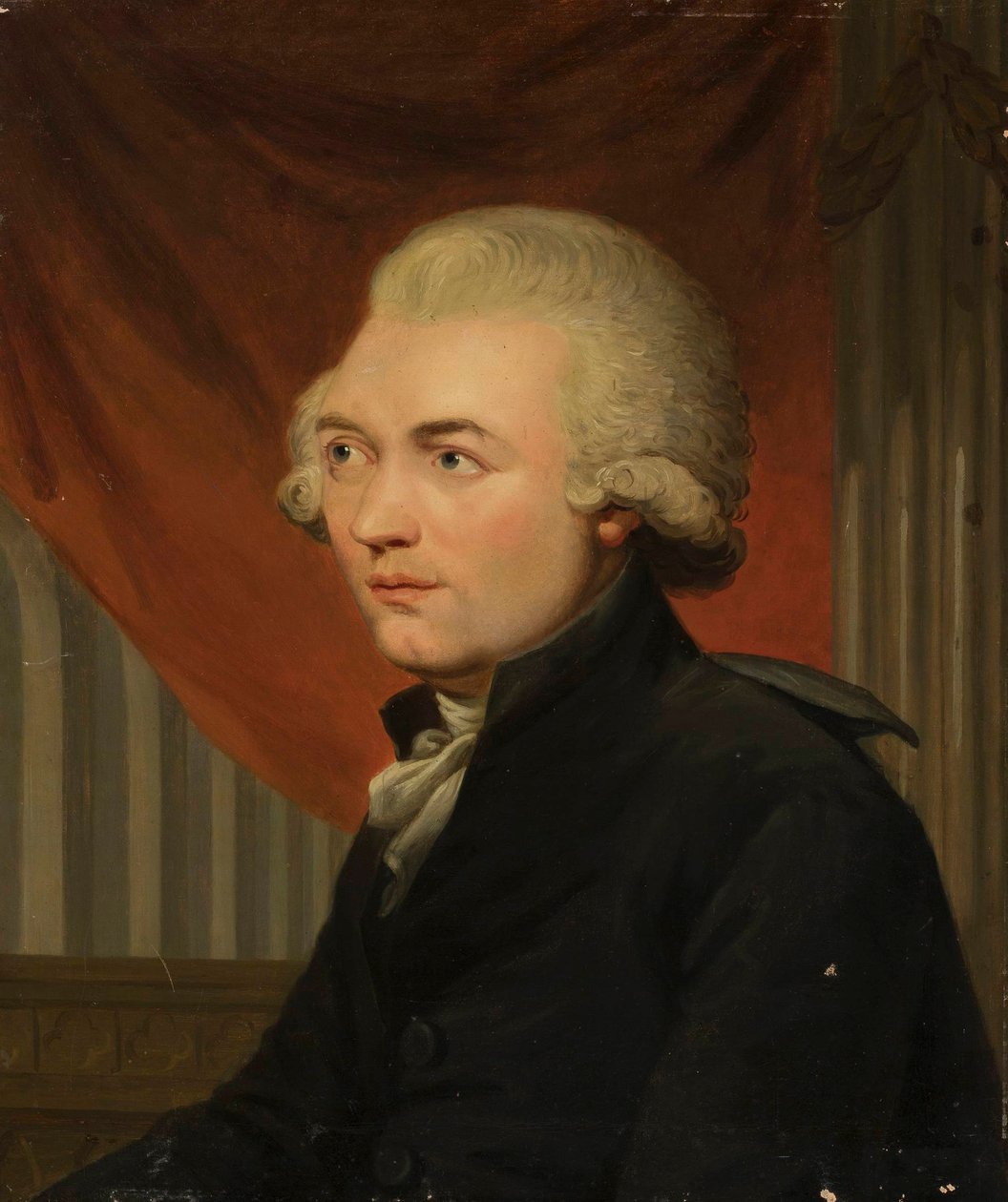 Portrett av organisten og komponisten Georg Joseph Vogler 1749-1814. av Carl Frederik von Breda