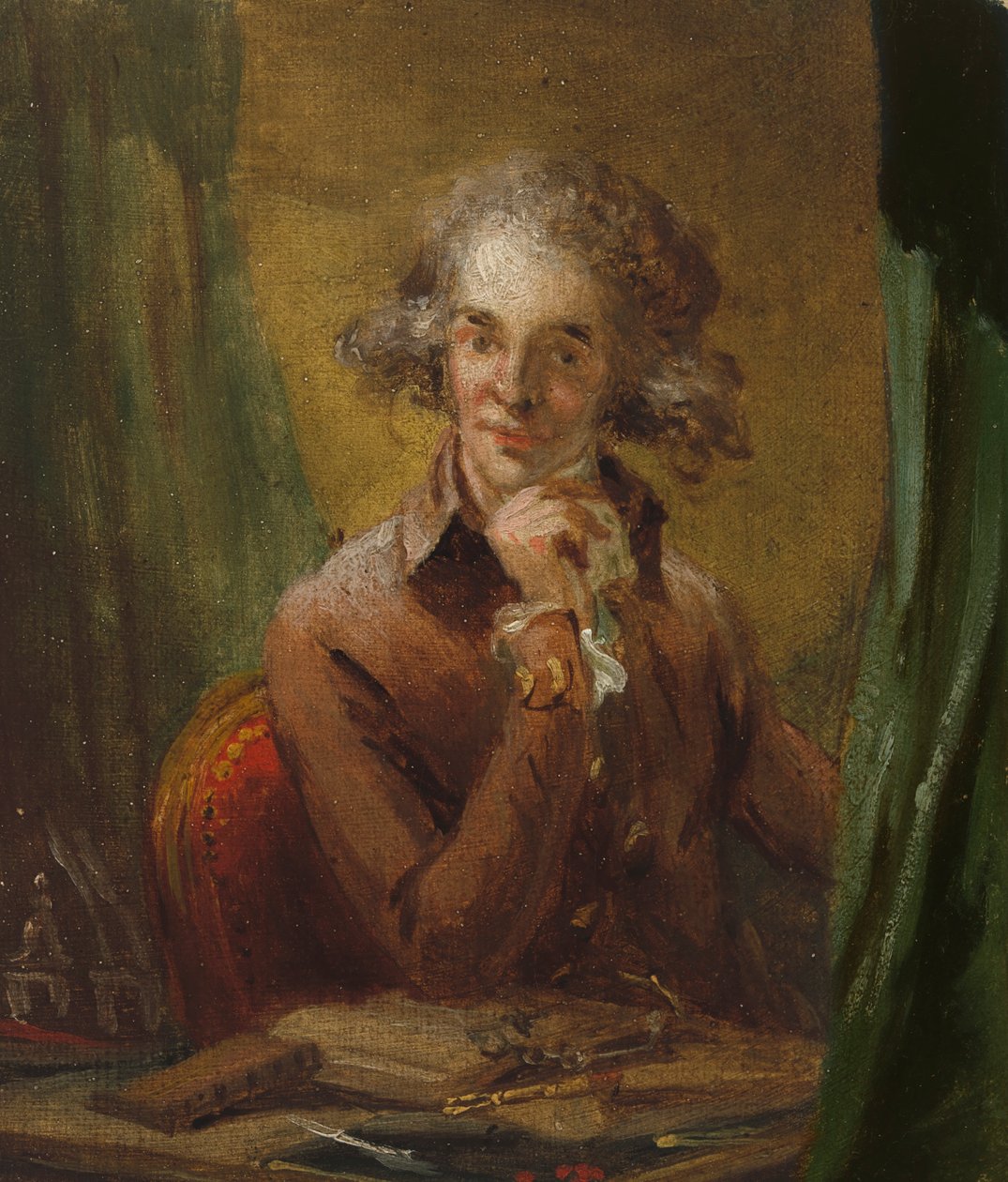 Benjamin Latrobe, ca. 1790. av Carl Fredrik von Breda