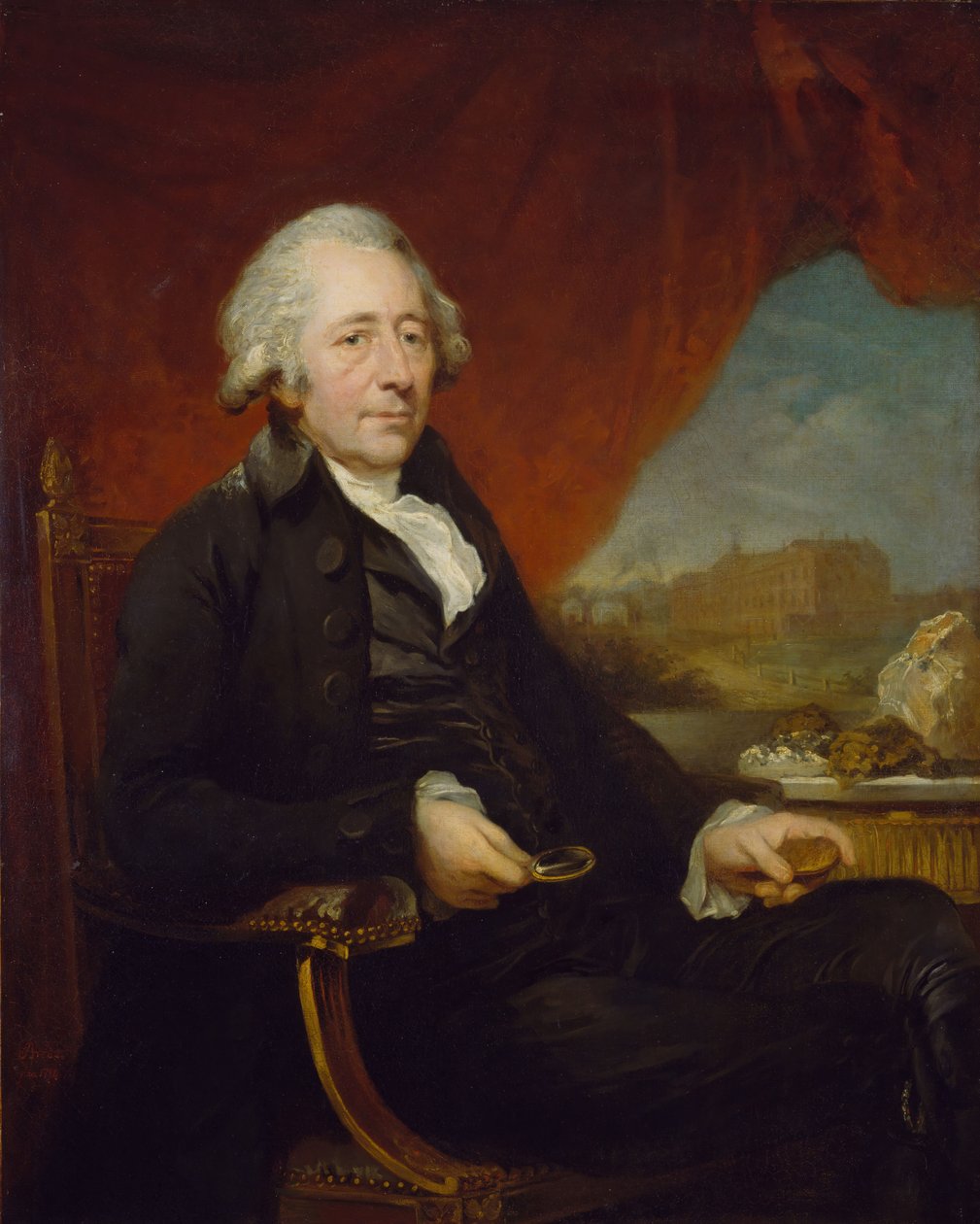 Portrett av Matthew Boulton 1728-1809, 1772. av Carl Fredrik von Breda
