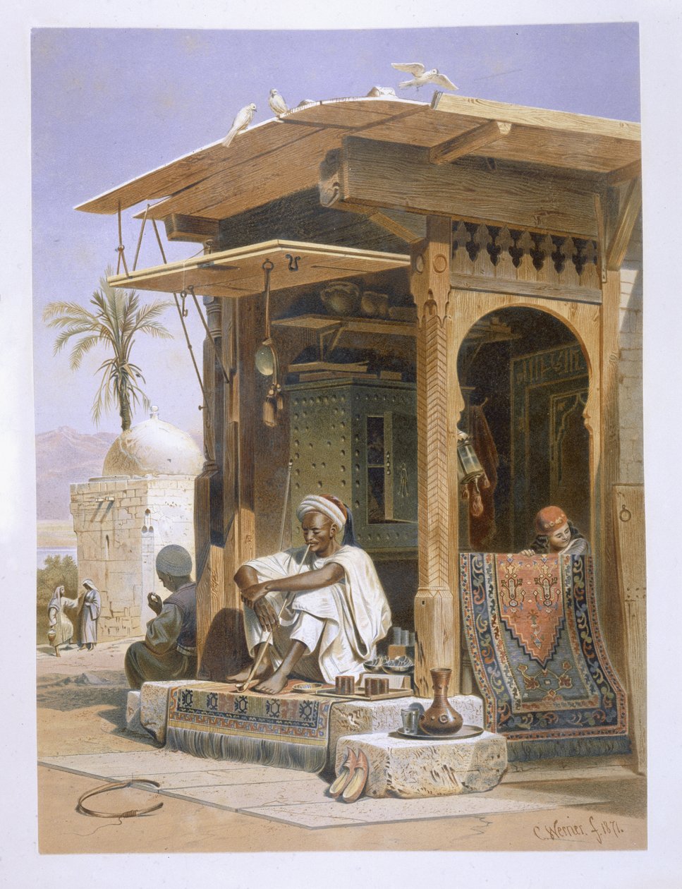 Pengeveksler i Esneh av Carl Friedrich Heinrich Werner