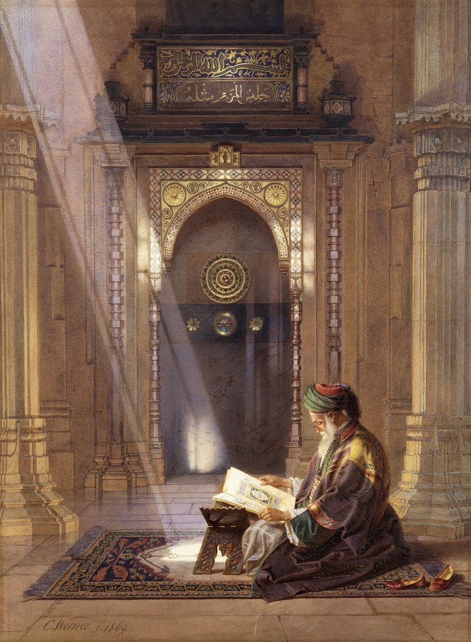 I moskeen, av Carl Friedrich Heinrich Werner