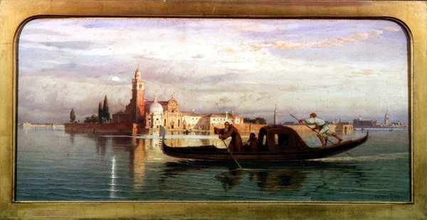 På den venetianske lagunen av Carl Friedrich Heinrich Werner