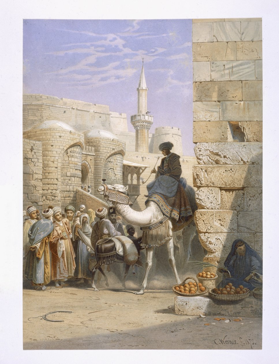 Gateliv i Kairo av Carl Friedrich Heinrich Werner