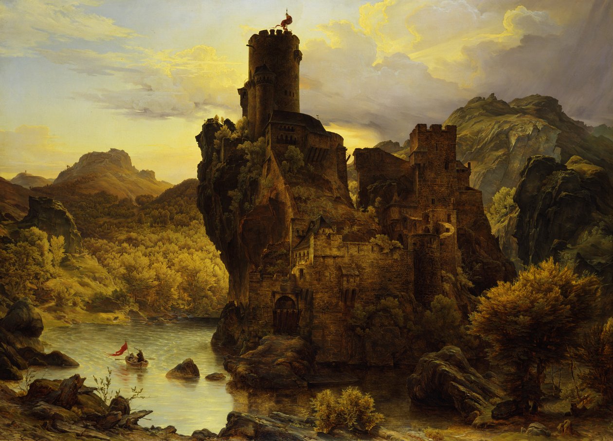 Ridderborg av Carl Friedrich Lessing