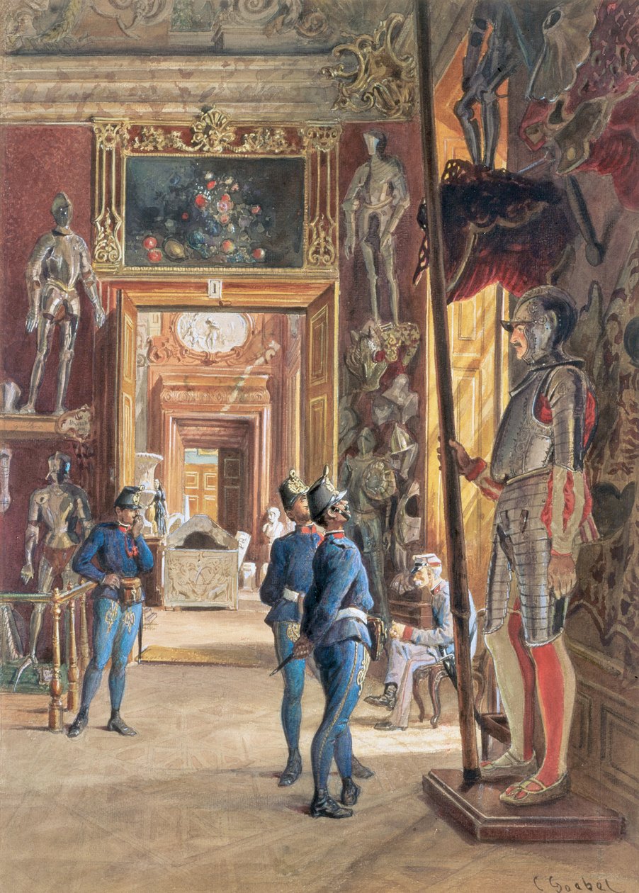 Inngang til Armory Chamber I av Carl Goebel d. J.