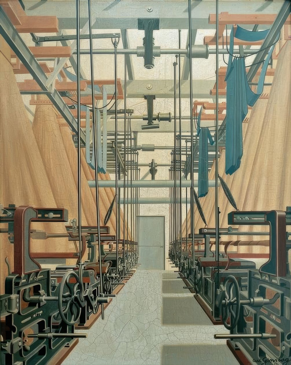 Jacquard veving av Carl Grossberg
