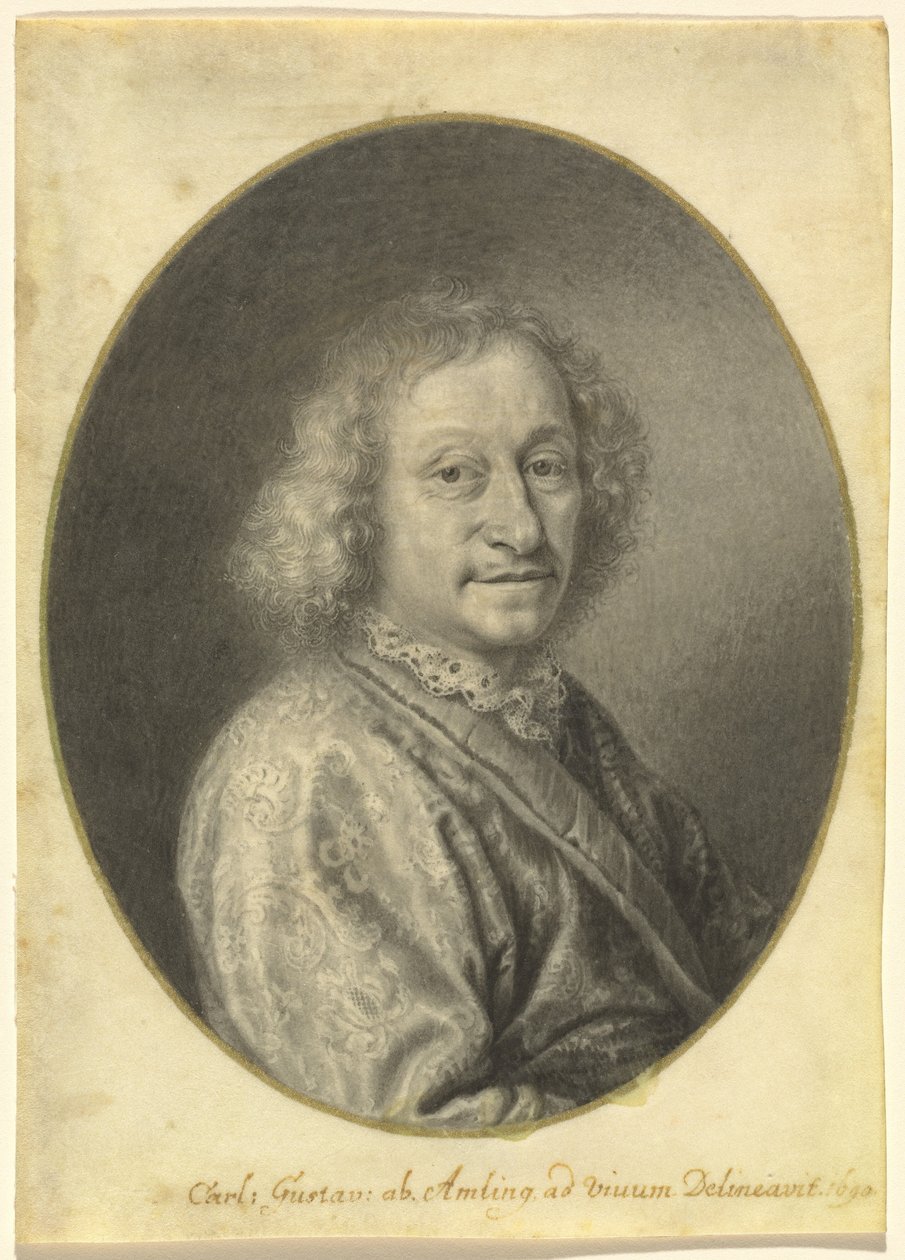 Portrett av en gentleman av Carl Gustav Amling