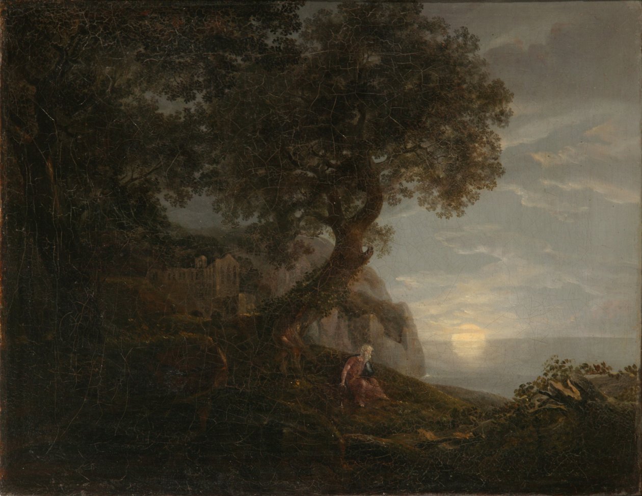 Måneoppgang av Carl Gustav Carus
