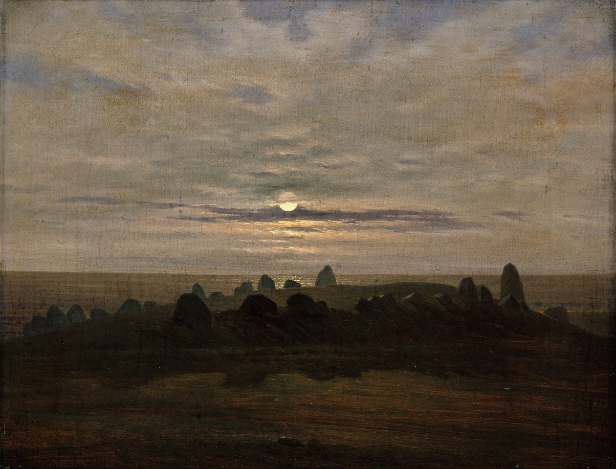 Steinalderfestning ved Nobbin, øya Rügen av Carl Gustav Carus