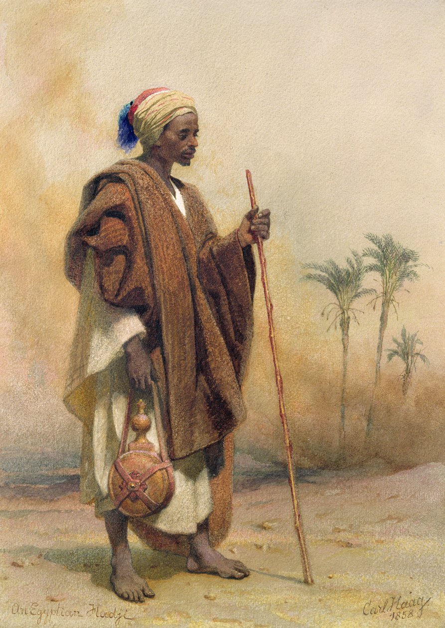 En egyptisk Haji, 1858 av Carl Haag