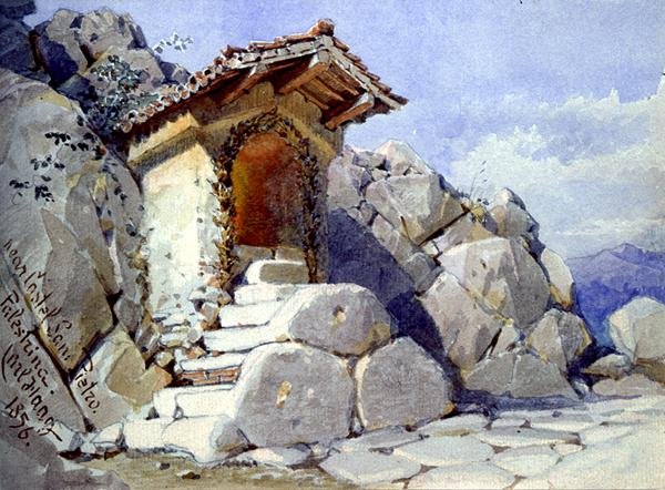 Madonnaletta nær Castel San Pietro, Palestrina, Sabine Hills av Carl Haag
