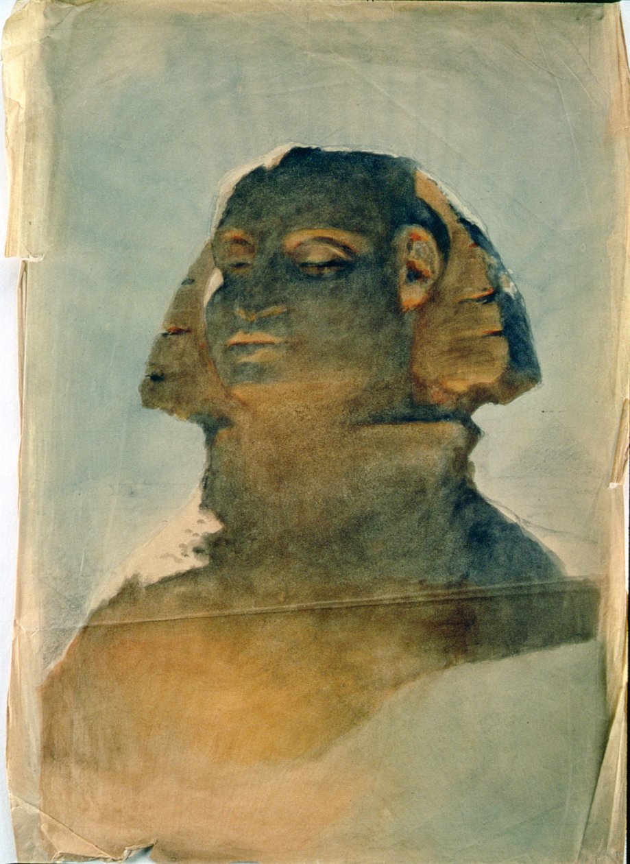 Sfinks ved Giza av Carl Haag