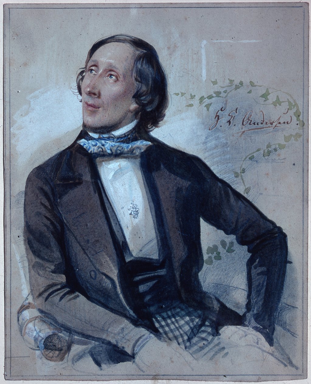 HC Andersen, 1845 av Carl Hartmann