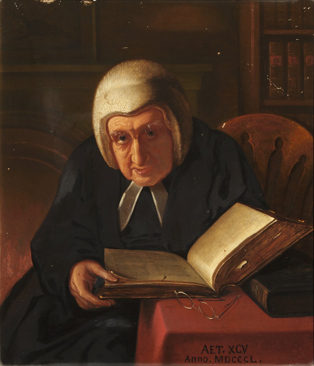 Martin Joseph Routh, president for Magdalen College, 1850 av Carl Hartmann