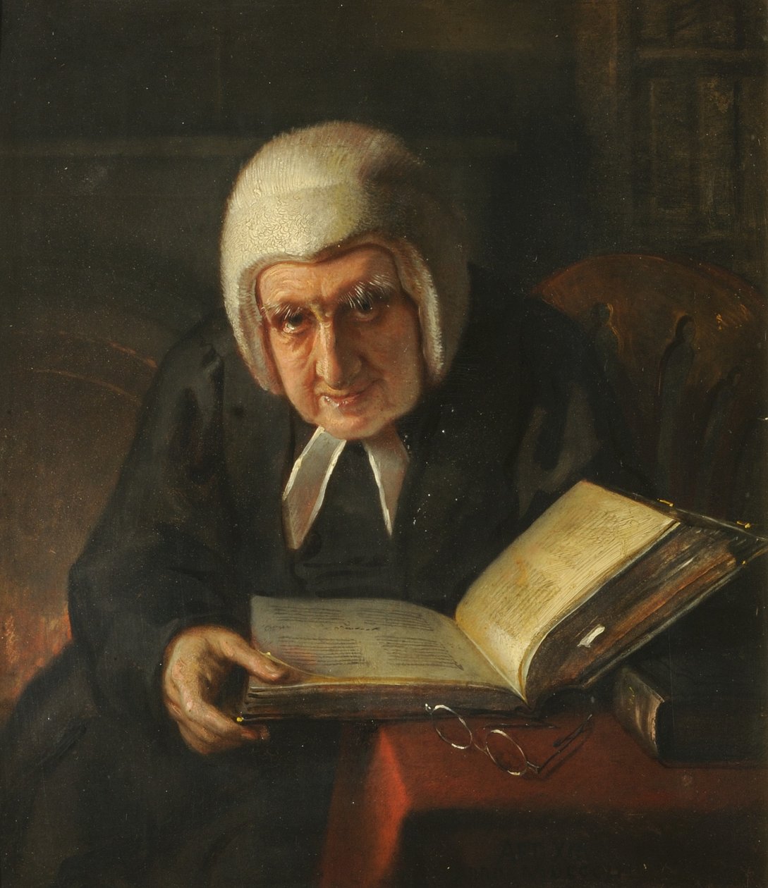 Martin Joseph Routh, president for Magdalen College, 1850 av Carl Hartmann