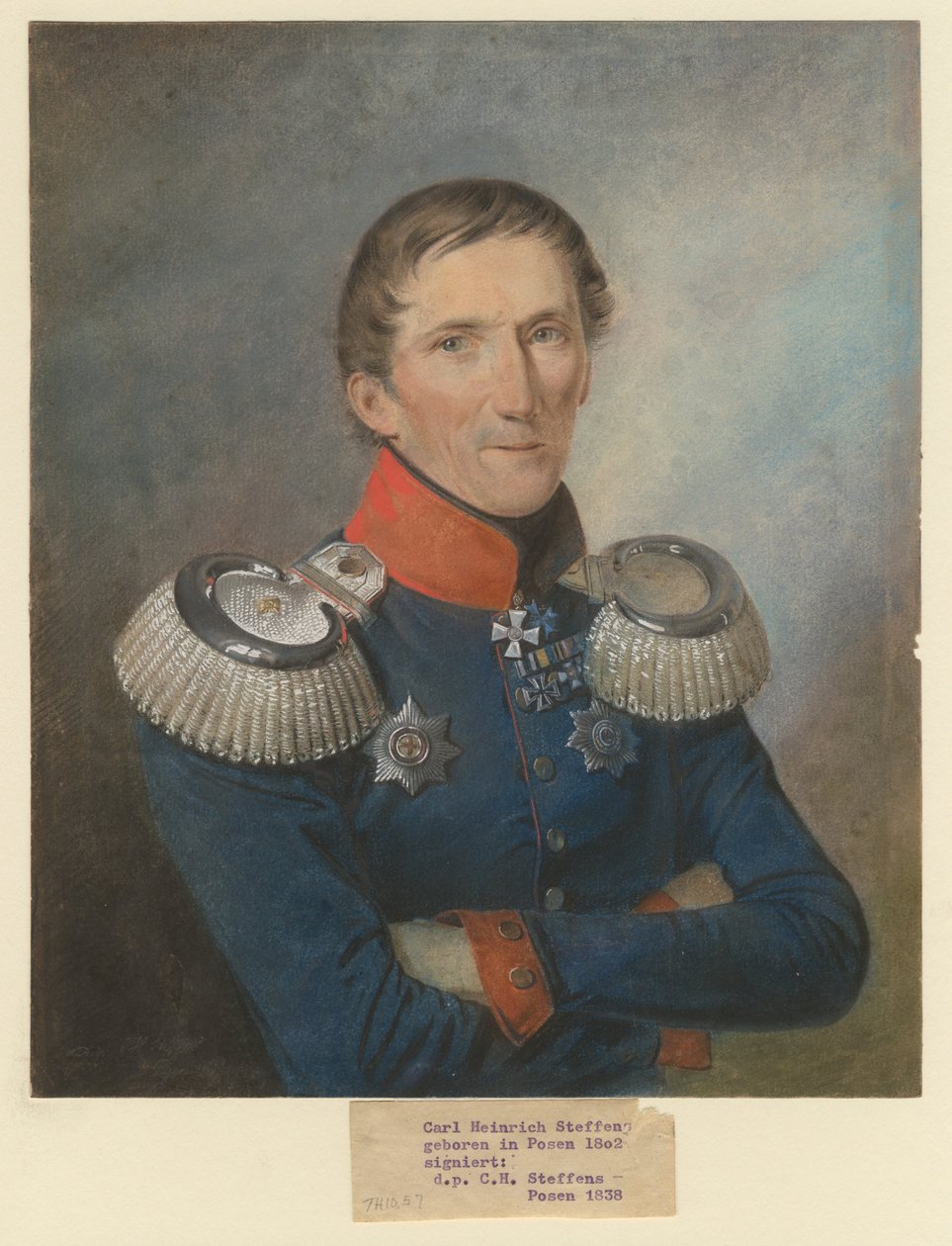 General Georg Wilhelm von Hofmann 1777-1860, 1838 av Carl Heinrich Steffens