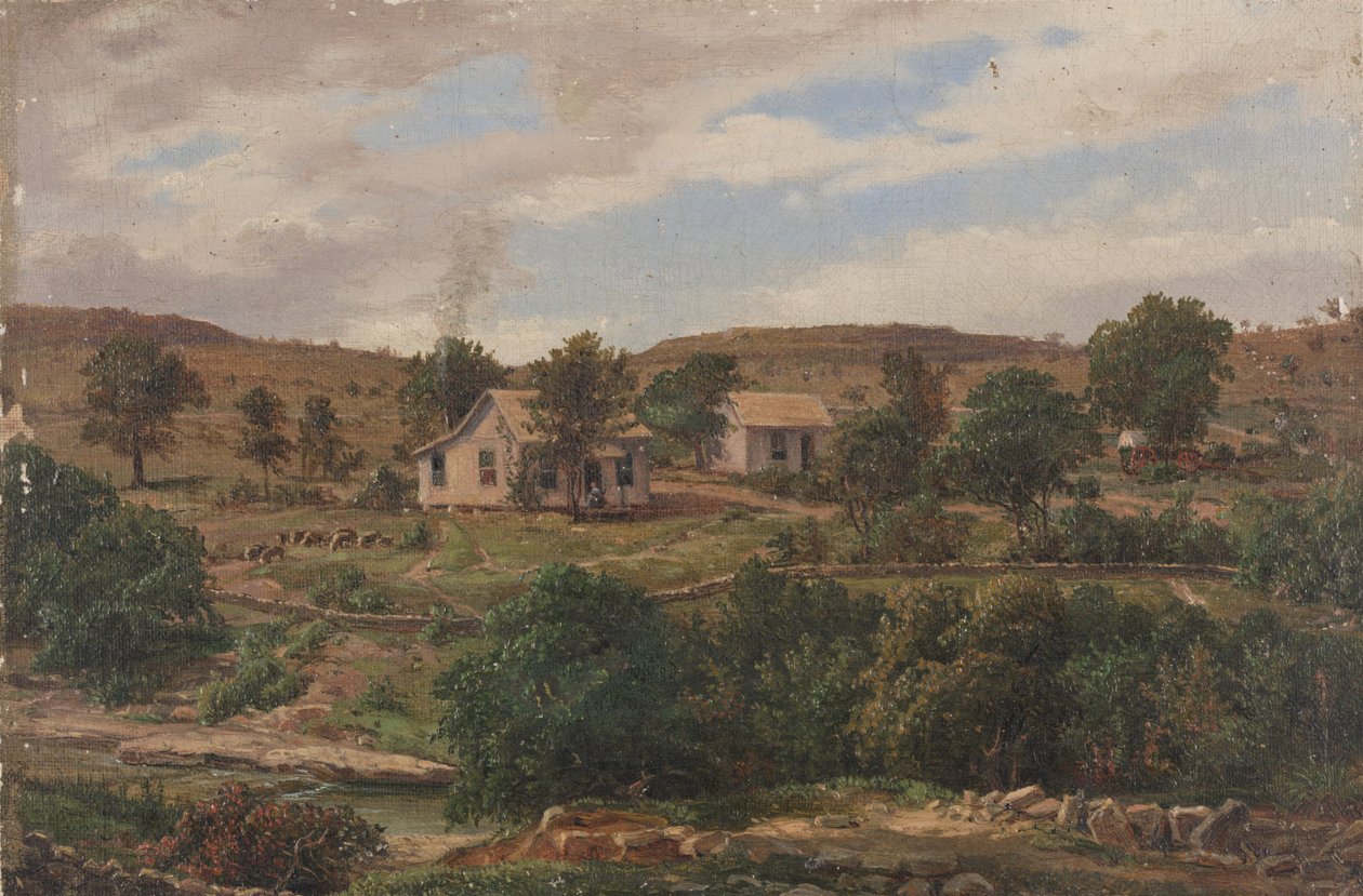 Klappenbach Ranch nær Johnson City, Texas av Carl Hermann Frederick Lungkwitz