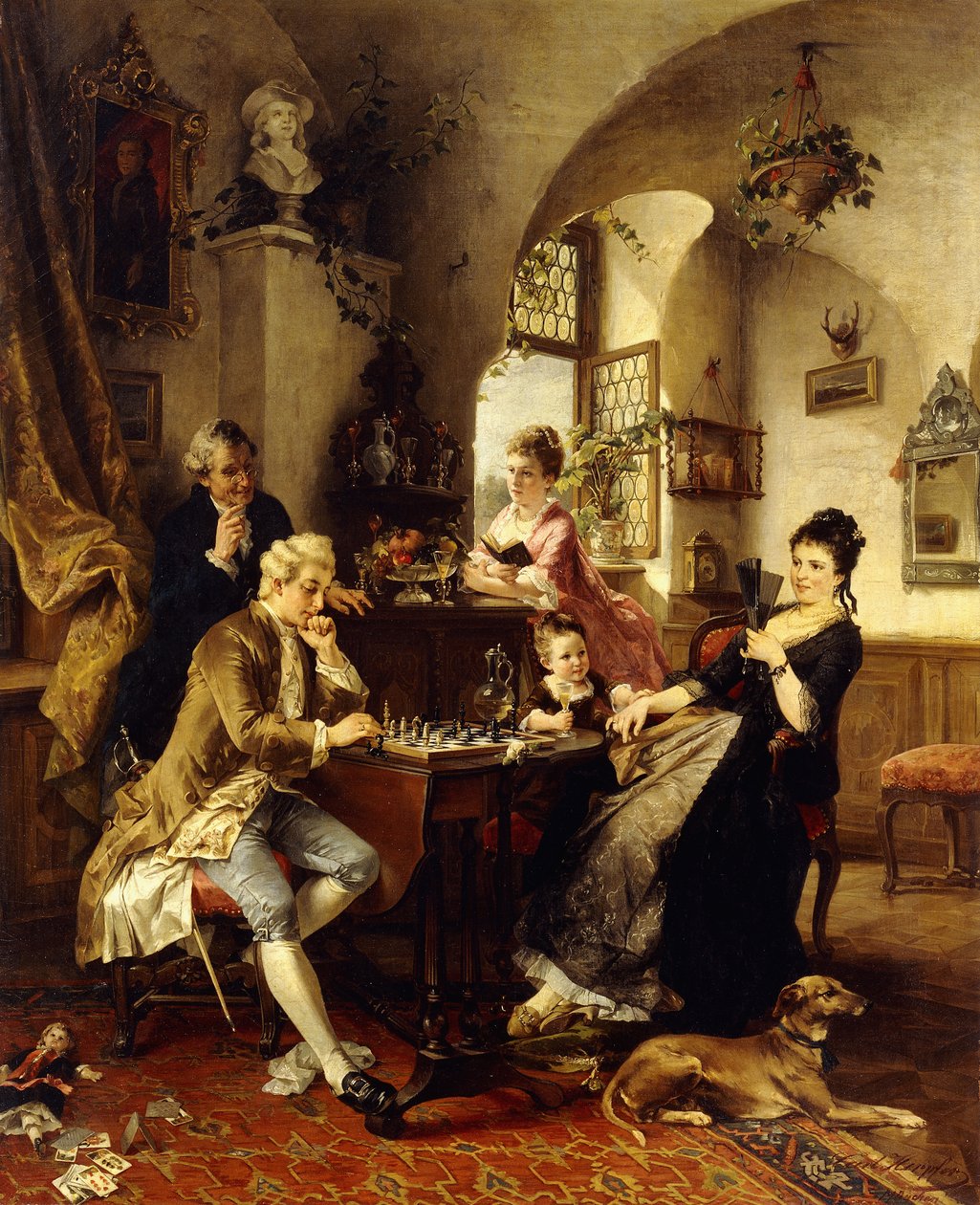 Et sjakkspill, av Carl Herpfer