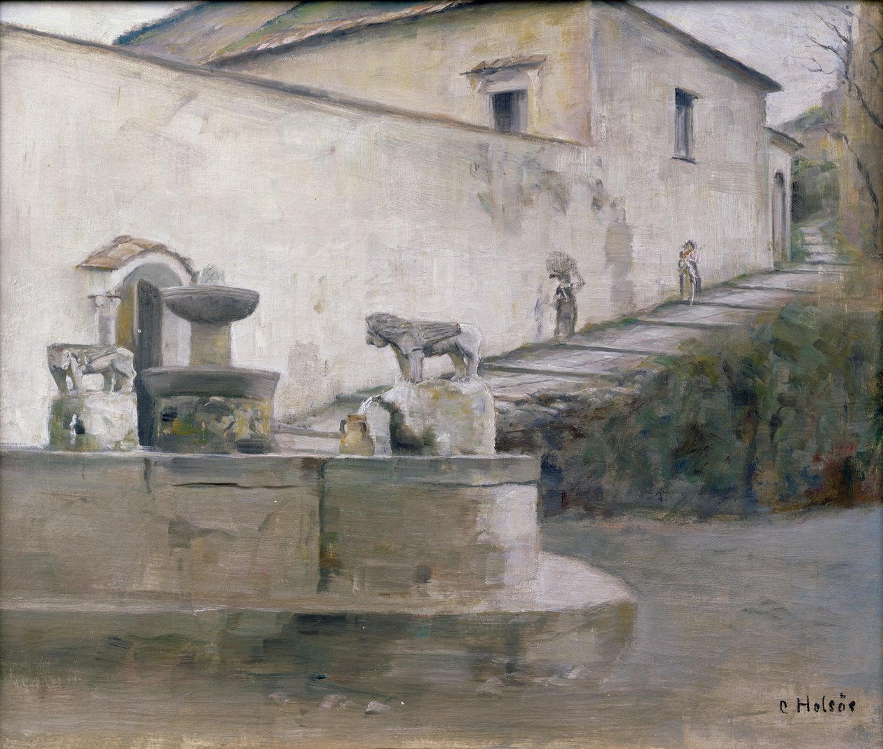 Fontenen, Italia av Carl Holsoe