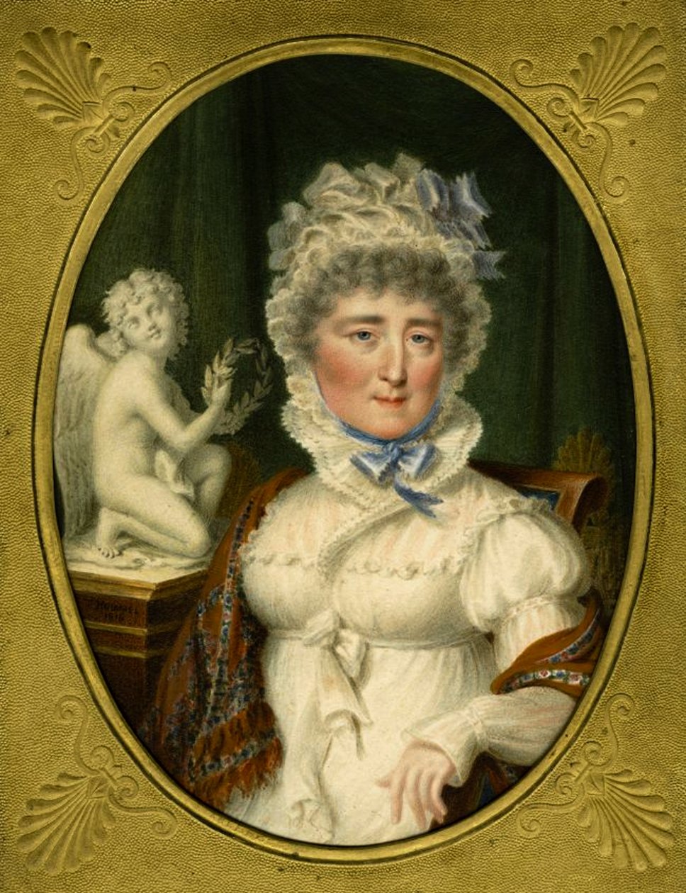 Portrett av prinsesse Elzbieta Izabela Lubomirska født grevinne Czartoryska 1736-1816, 1816 av Carl Hummel